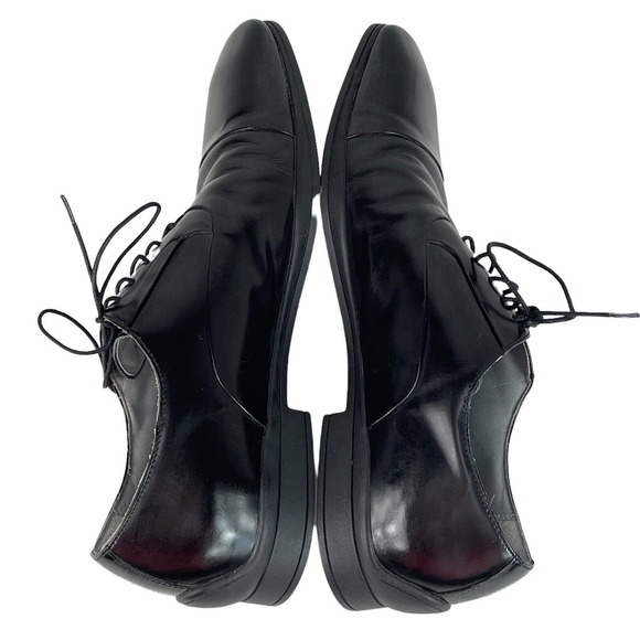 Kenneth Cole New York Mens Shoes Size 9.5 M Silver Technology Black Oxfords - Picture 6 of 11